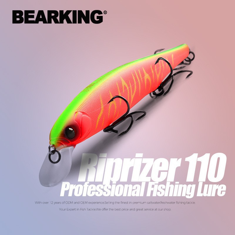 Fishing Lure Jerkbait - BEARKING ที่ดีที่สุดราคา Riprizer 110 Jerking เหยื่อ