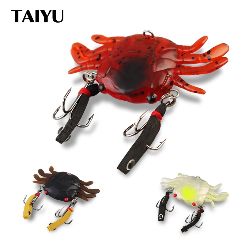Fishing Lure Soft Plastic - Taiyu Bionic เหยื่อล่อปลาปู6g 13g เหยื่อปลอมซิลิโคนนิ่มสำหรับตกปลาปลาหมึกปลาหมึกเหยื่อตกปลาทะเล