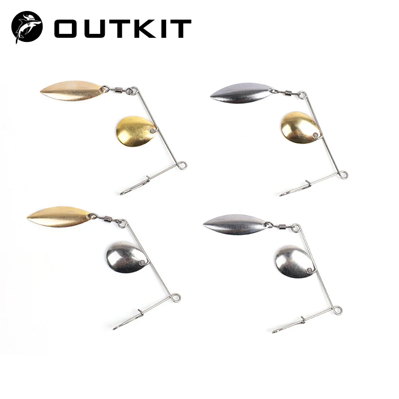 Fishing Lure Buzzbait - OUTKIT 5pcs 2.5g Spinner Fishing Lure