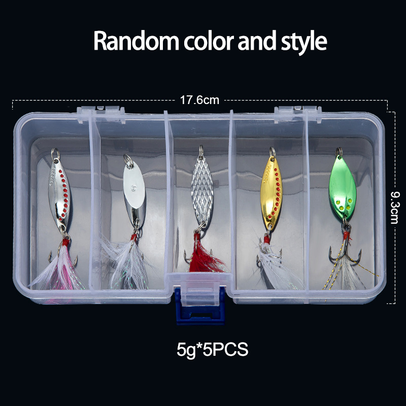 Fishing Lure Spoon - ช้อนโลหะ Spinner Fishing Lure 5g 7g