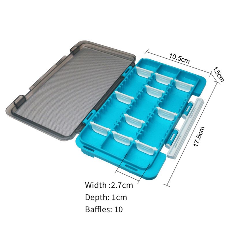 Fishing Lure Box - กล่องใส่เหยื่อตกปลา 5 ชิ้น กล่องใส่เหยื่อจิ๊ก เหยื่อปลอม กล่องอุปกรณ์ตกปลา