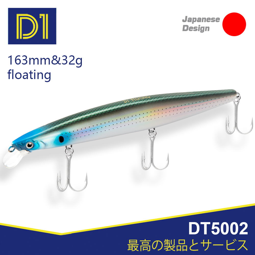Fishing Lure Buzzbait - D1เหยื่อตกปลาทะเล163มม.32G สำหรับปลาเทราท์ Wobbler ของ Pike ลอย