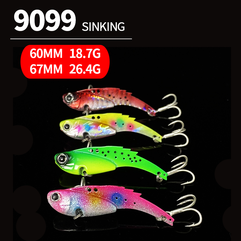 Fishing Lure Blade Bait - เหยื่อตกปลาโลหะแบบสั่น 1 ชิ้น ขนาด 67 มม.