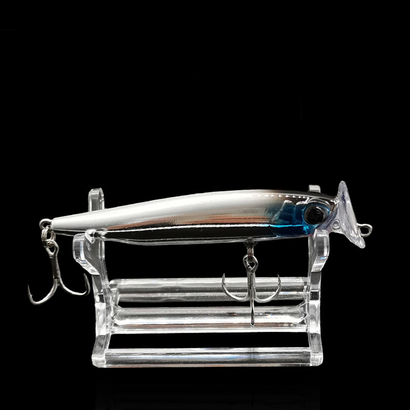 Fishing Lure Making Kit - ชั้นวางเหยื่อตกปลา 1 ชิ้น ทำจากพลาสติก สำหรับโชว์เหยื่อตกปลา ชั้นวางของตกแต่งร้านค้า