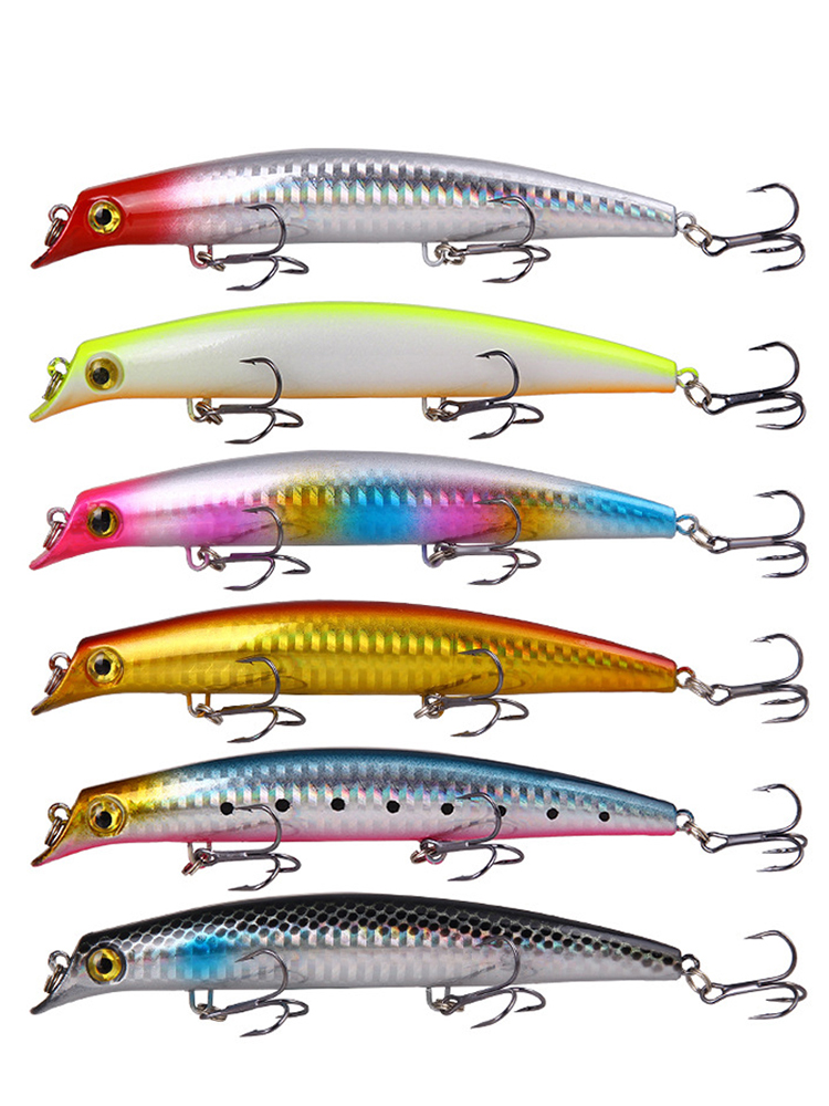 Fishing Lure Popper - 6pcs Crankbaits เหยื่อตกปลา Sea Topwater Popper