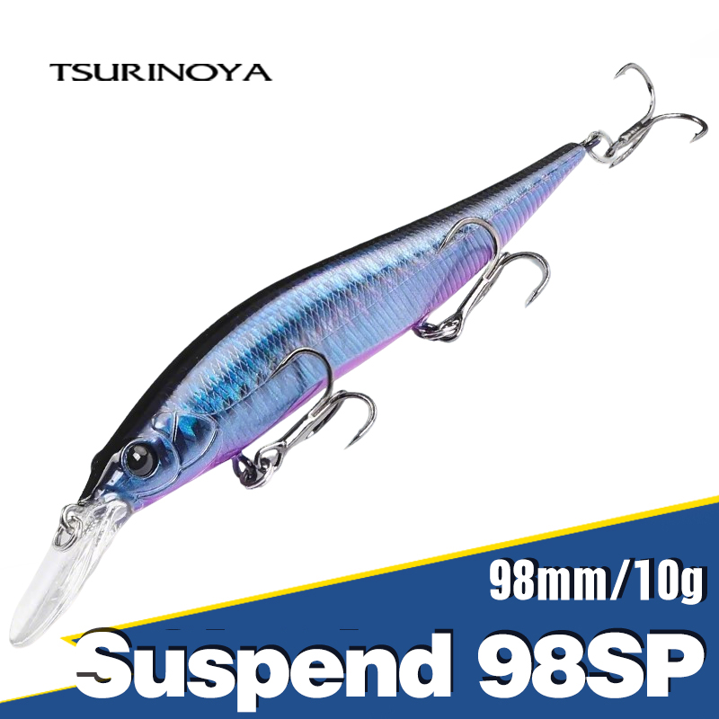 Fishing Lure Swimbait - เหยื่อปลอม TSURINOYA รุ่น Suspend Minnow AURORA
