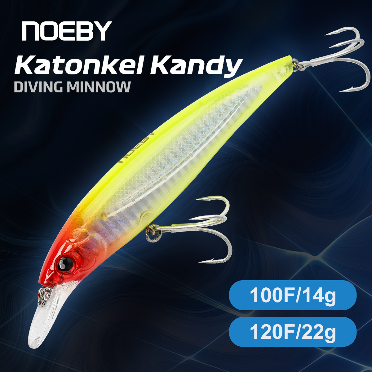 Fishing Lure Jerkbait - เหยื่อปลอม NOEBY Minnow ขนาด 100 มม.