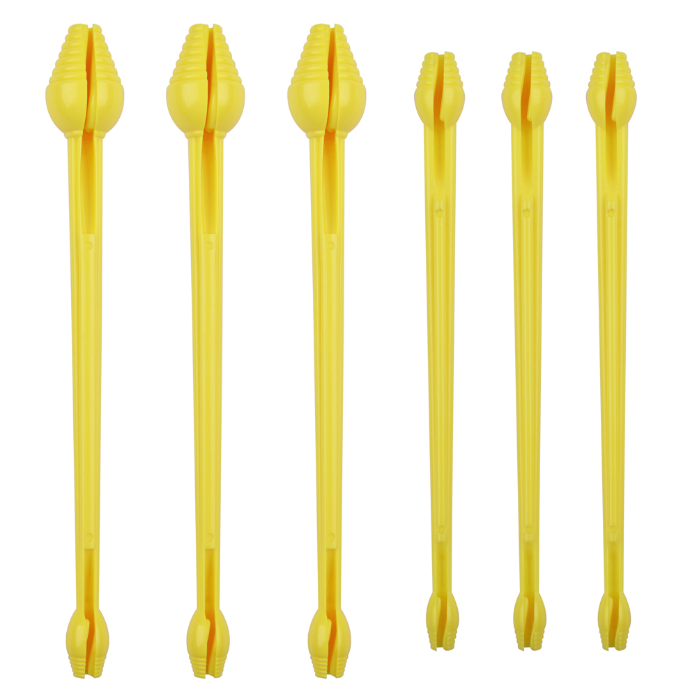 Fishing Lure Spinner - 6 ชิ้นตะขอตกปลา Disgorger Snelled พลาสติกตกปลา Hook