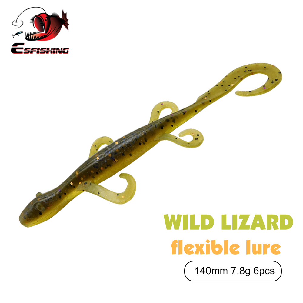 Fishing Lure Swimbait - เหยื่อตกปลา ESFISHING รุ่น Wild Lizard ขนาด