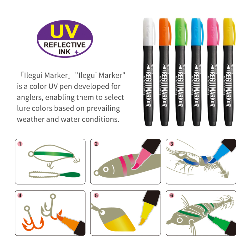 ปากกาสีเรืองแสง UV สำหรับตกปลา - Fishing Lure Making Kit บทวิจารณ์และราคา