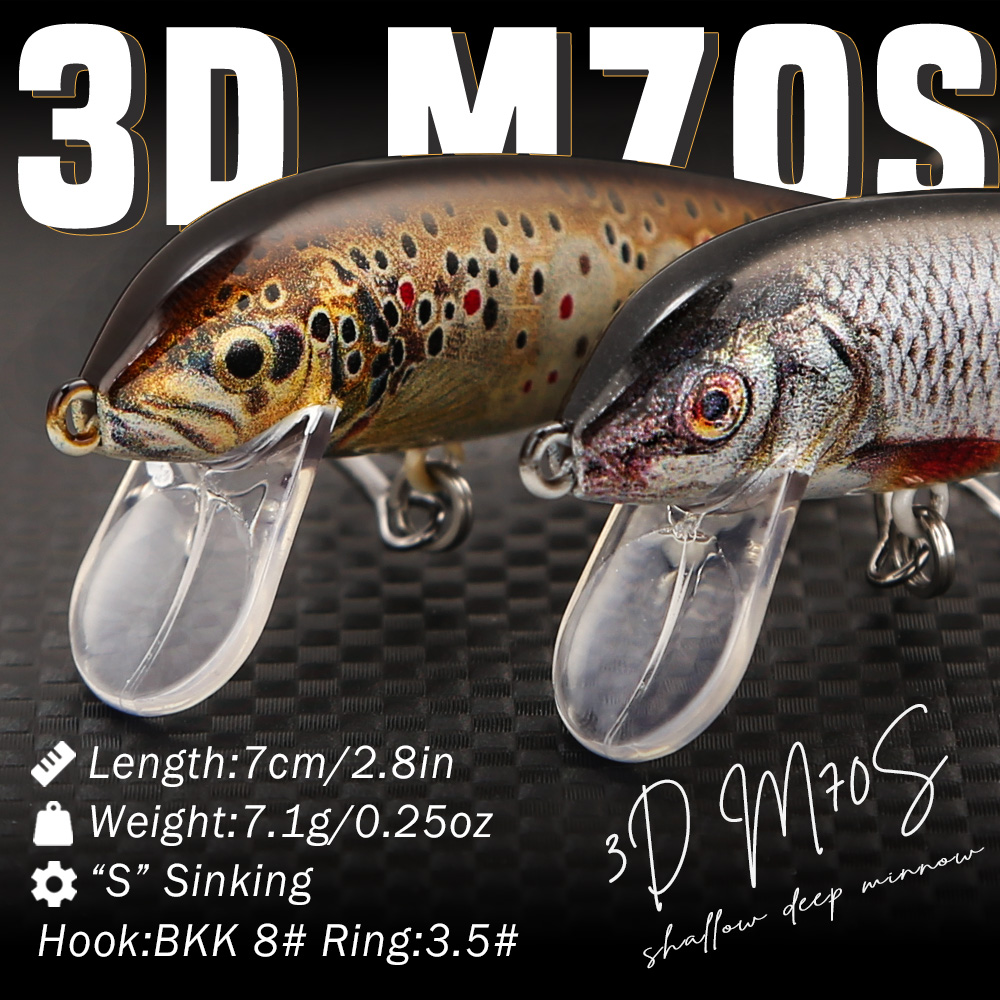 เหยื่อตกปลา B&U แบบจมน้ำ รูปทร - Fishing Lure Swimbait บทวิจารณ์และราคา