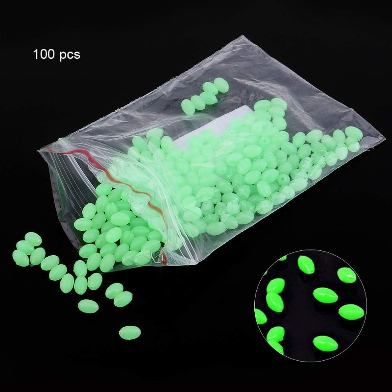 100 ชิ้น/ล็อตรูปไข่ Night Lumi - Fishing Lure Accessories บทวิจารณ์และราคา
