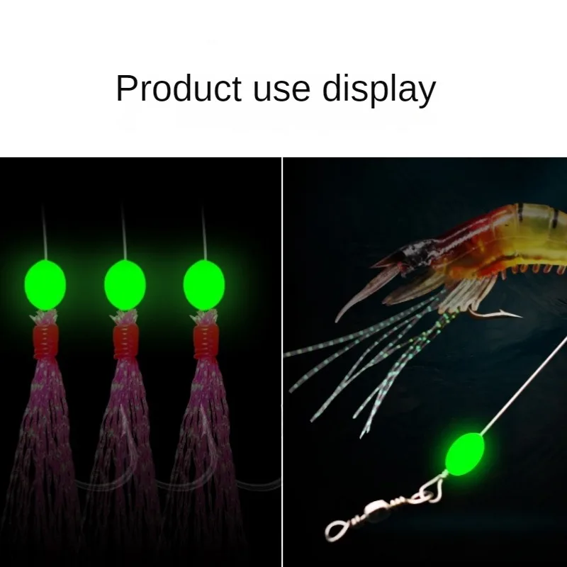 100 ชิ้น/ล็อตรูปไข่ Night Lumi - Fishing Lure Accessories บทวิจารณ์และราคา