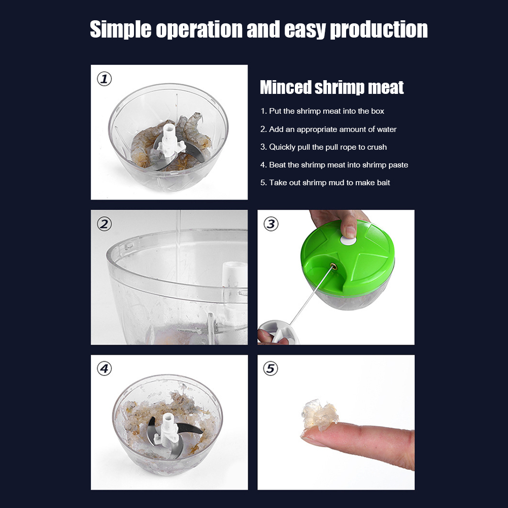 เครื่องบดผสมเหยื่อตกปลาแบบพกพา - Fishing Lure Making Kit บทวิจารณ์และราคา