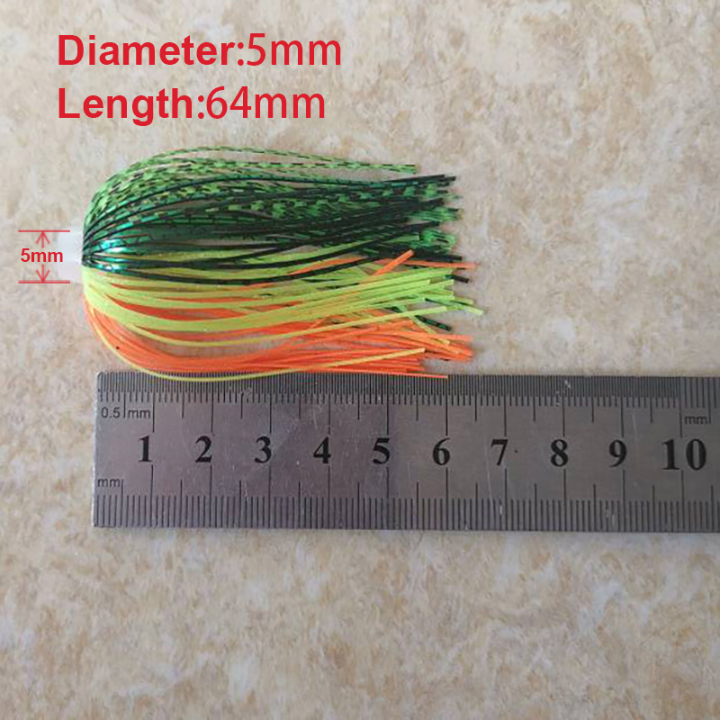 5 ชิ้น/ล็อต 88 Strands 64 มม.ก - Fishing Lure Buzzbait บทวิจารณ์และราคา
