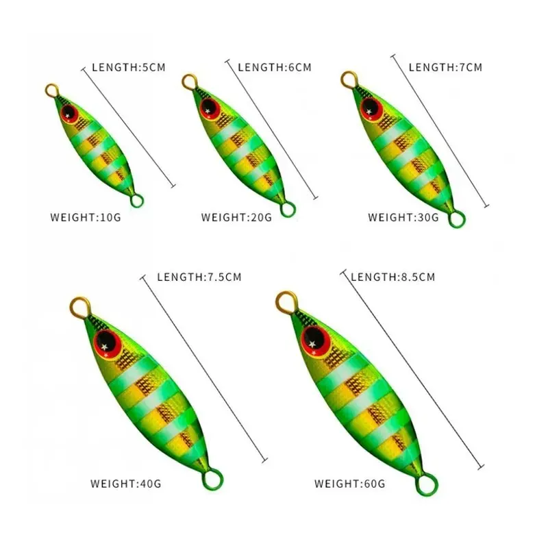 Inchiku โลหะ Jig ช้อน Lure 6pc - Fishing Lure Buzzbait บทวิจารณ์และราคา