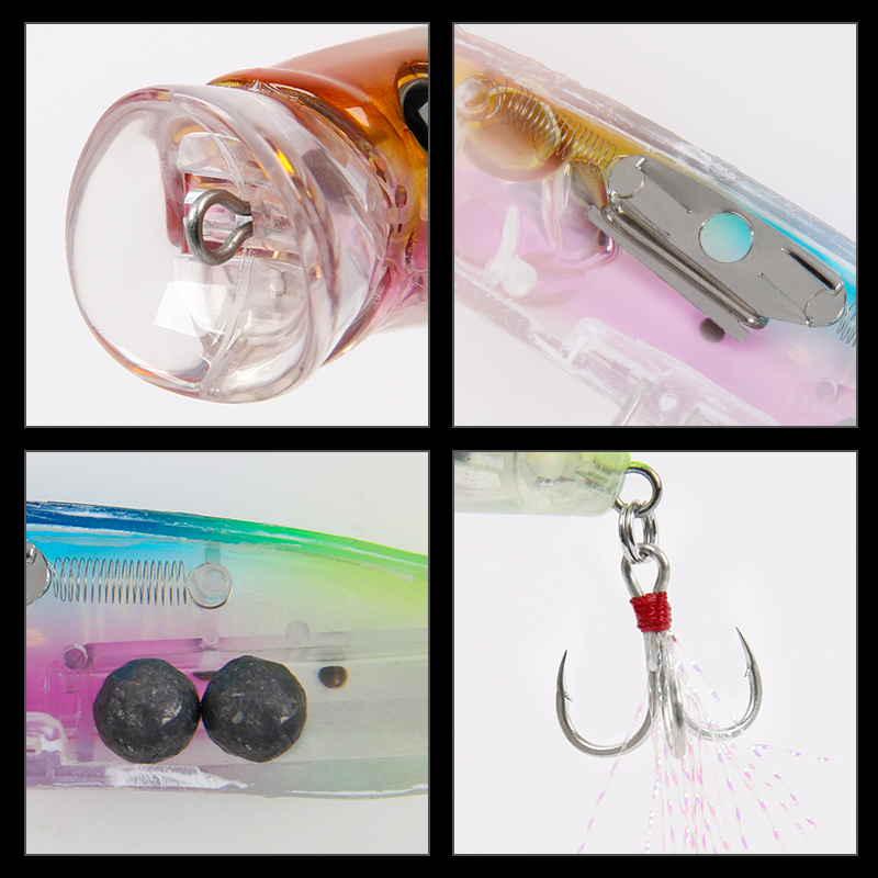 เหยื่อปลอมแบบลอยน้ำ LETOYO 9.6 - Fishing Lure Popper บทวิจารณ์และราคา