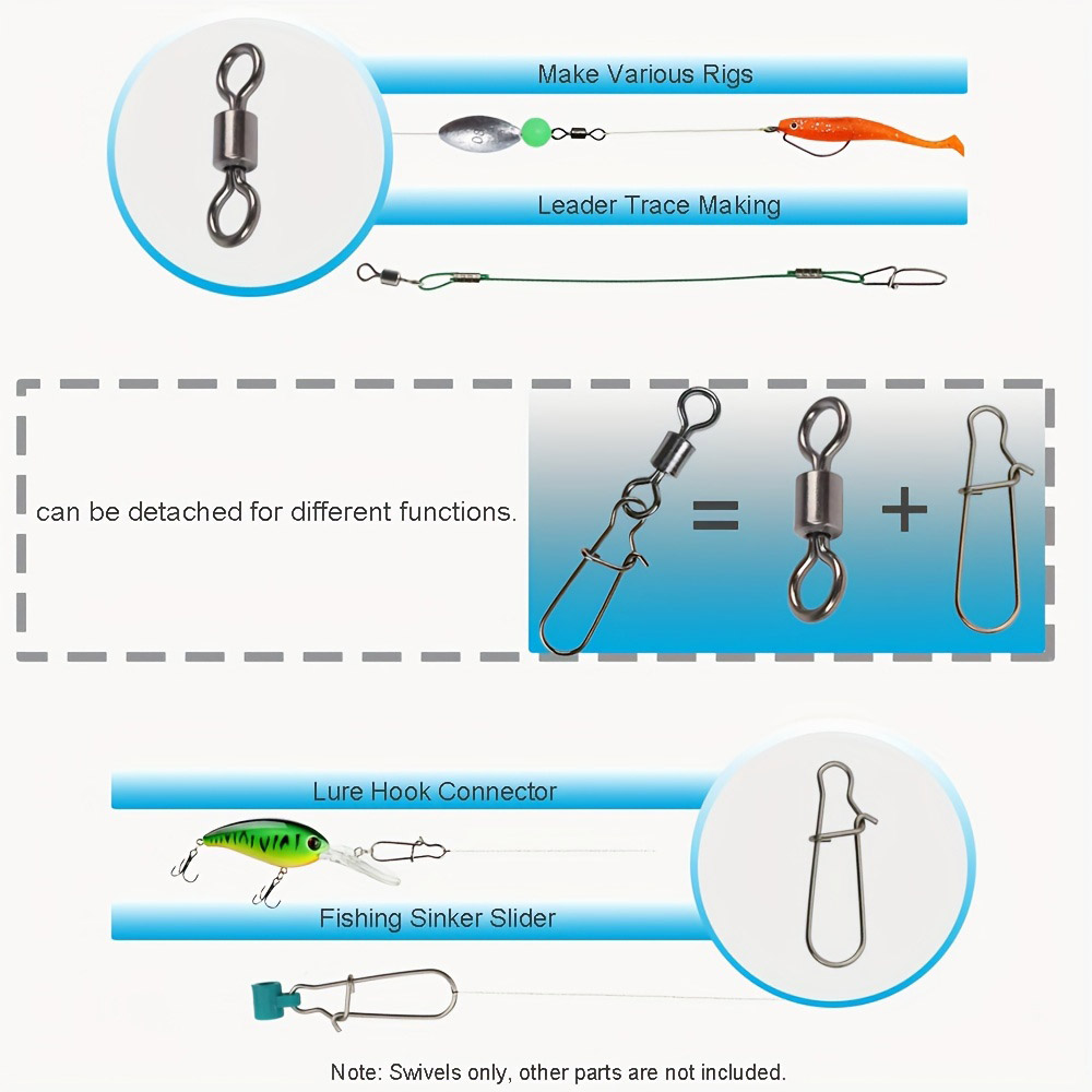 95/210 ชิ้นชุดอุปกรณ์เชื่อมต่อ - Fishing Lure Making Kit บทวิจารณ์และราคา