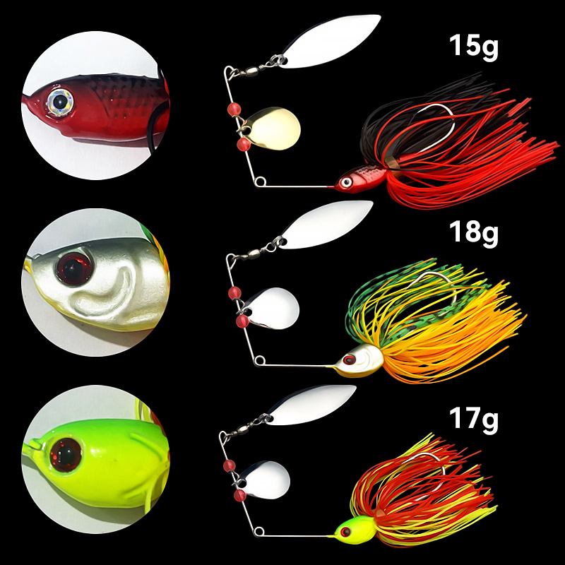 Bazooka 15g 18g Spinnerbait Fi - Fishing Lure Spoon บทวิจารณ์และราคา
