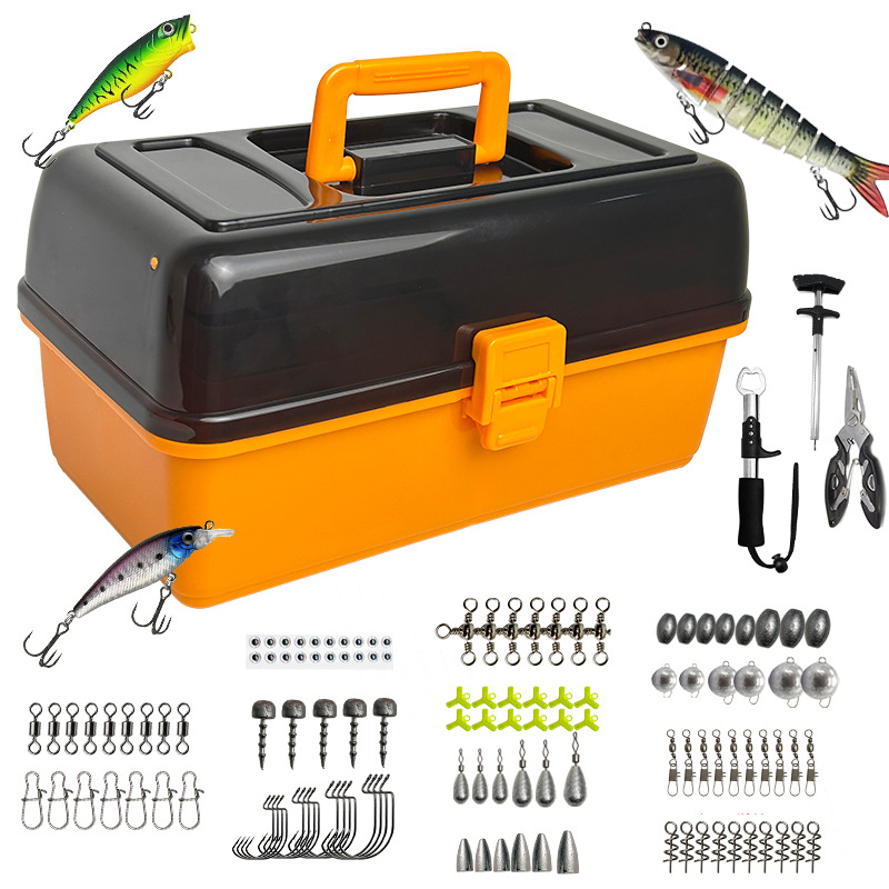 ชุดอุปกรณ์ตกปลาแบบนุ่ม 4 ชั้น  - Fishing Lure Box บทวิจารณ์และราคา