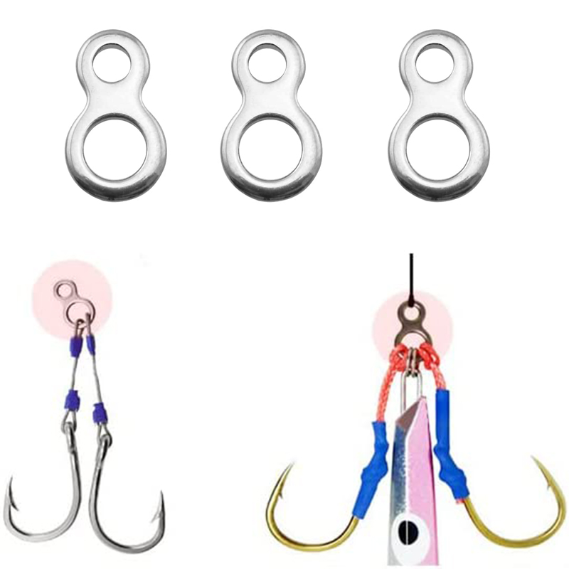 โซลิดริงตกปลาสแตนเลสสตีล10-50ช - Fishing Lure Jig บทวิจารณ์และราคา