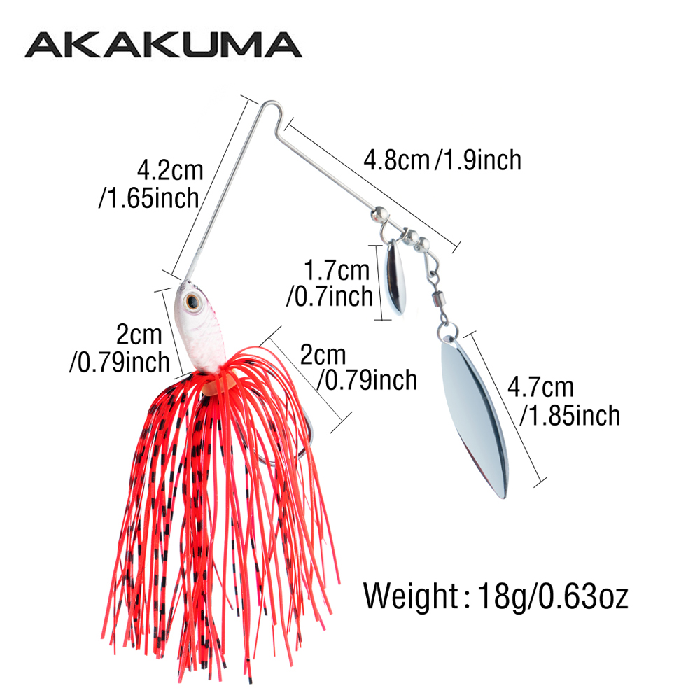 เหยื่อตกปลาแบบสปินเนอร์เบท 4 ช - Fishing Lure Blade Bait บทวิจารณ์และราคา