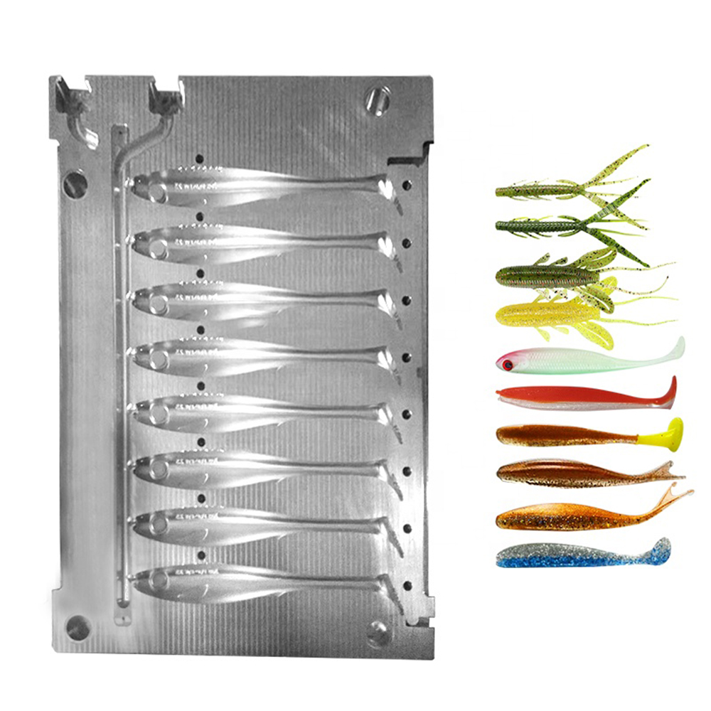 แม่พิมพ์ฉีดขึ้นรูปเหยื่อปลอมแบ - Fishing Lure Soft Plastic บทวิจารณ์และราคา
