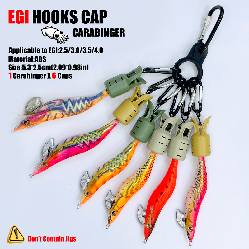 ปลาหมึกจิ๊กตะขอหมวกและคาราบิเน - Fishing Lure Jig บทวิจารณ์และราคา