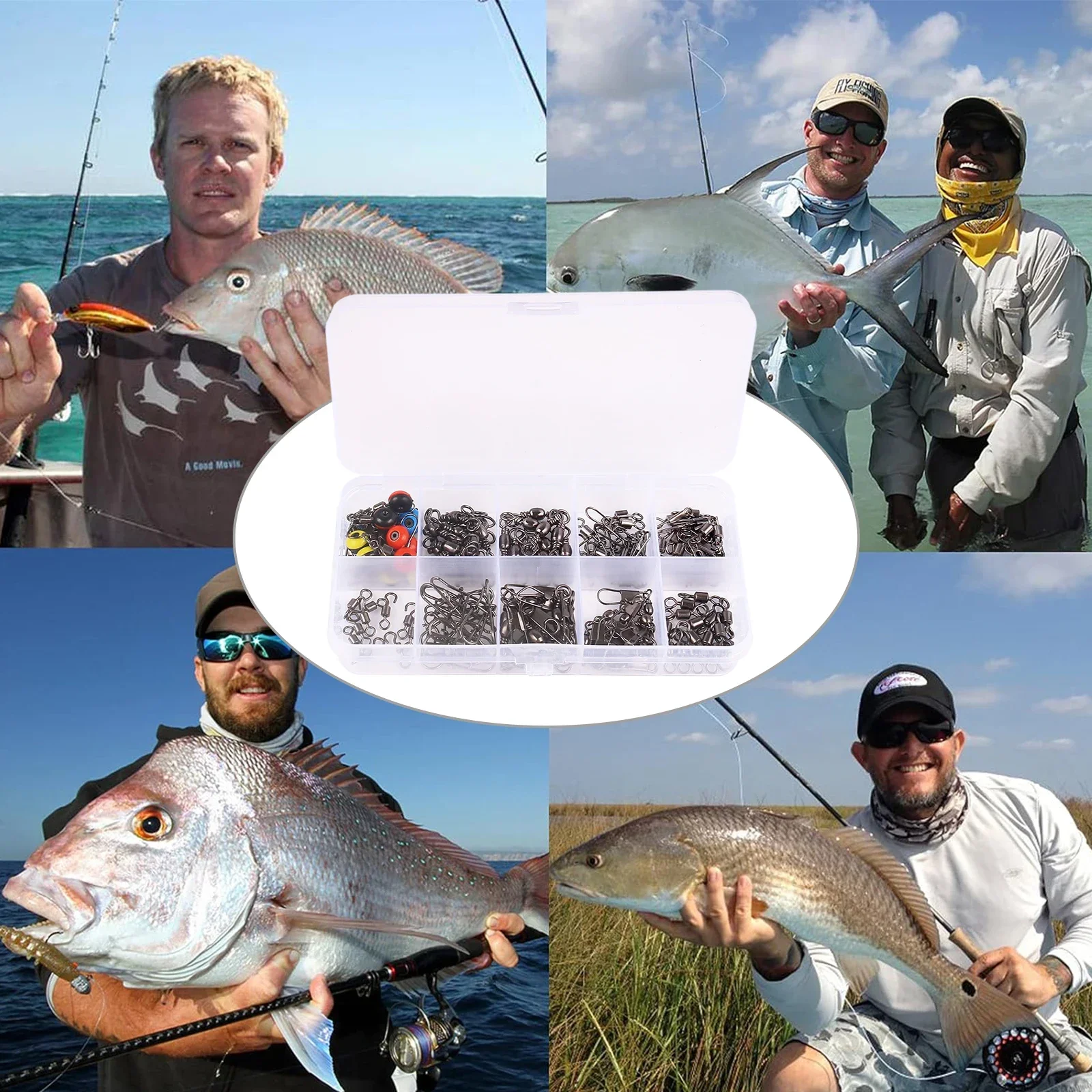 ชุดอุปกรณ์เชื่อมต่อแบบหมุนสำหร - Fishing Lure Making Kit บทวิจารณ์และราคา
