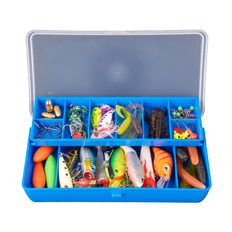 TAIYU แบบพกพากล่องตกปลา 11 ช่อ - Fishing Lure Soft Plastic บทวิจารณ์และราคา