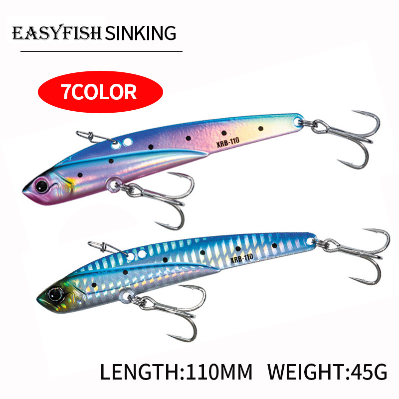 ใหม่ตกปลา Lure VIB 110MM 45G ใ - Fishing Lure Blade Bait บทวิจารณ์และราคา