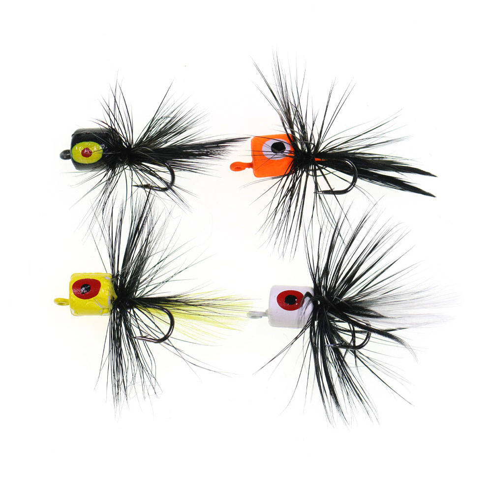 ขนาด 4 ชิ้น # เหยื่อปลอมแบบลอย - Fishing Lure Popper บทวิจารณ์และราคา