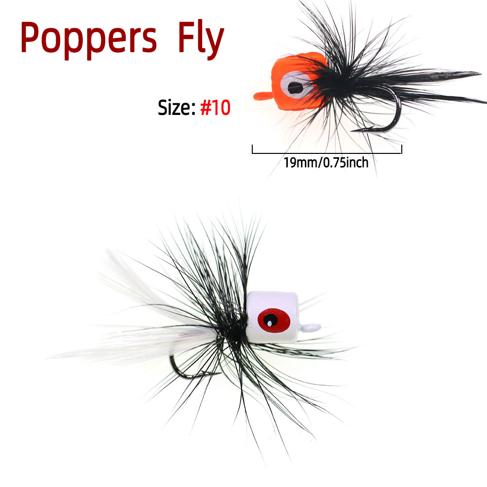 ขนาด 4 ชิ้น # เหยื่อปลอมแบบลอย - Fishing Lure Popper บทวิจารณ์และราคา