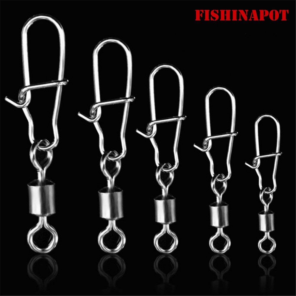 FISHINAPOT 30 ชิ้น/ล็อต 2 # -1 - Fishing Lure Spinner บทวิจารณ์และราคา
