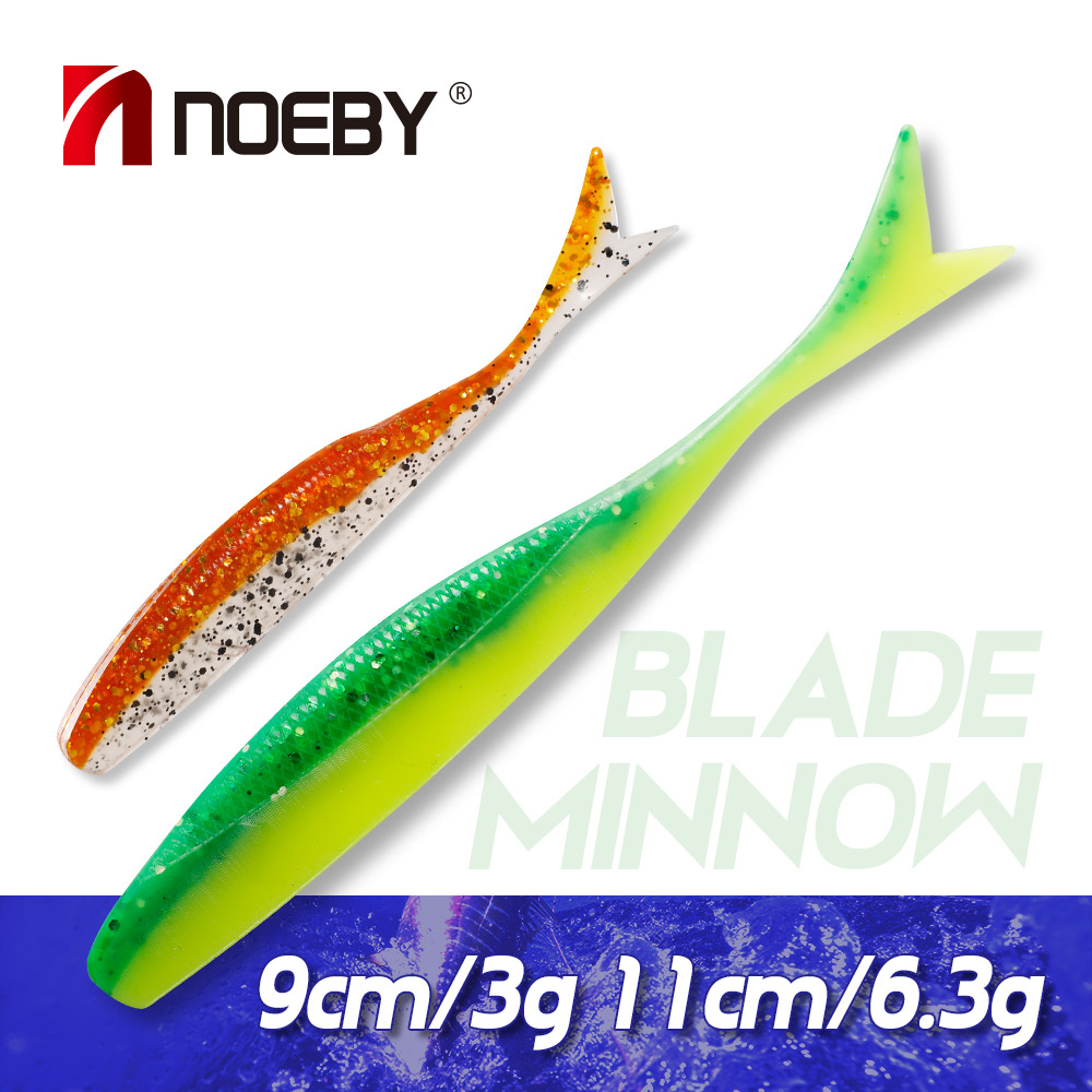 Noeby เหยื่อล่อแบบนิ่ม9ซม. 11ซ - Fishing Lure Blade Bait บทวิจารณ์และราคา