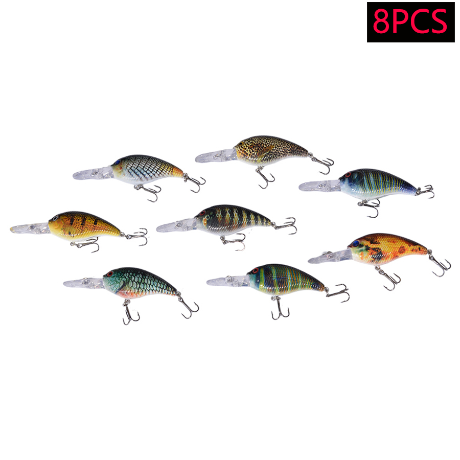 เหยื่อปลอมแบบจิ๊กเบท 8 ชิ้น ทำ - Fishing Lure Jerkbait บทวิจารณ์และราคา