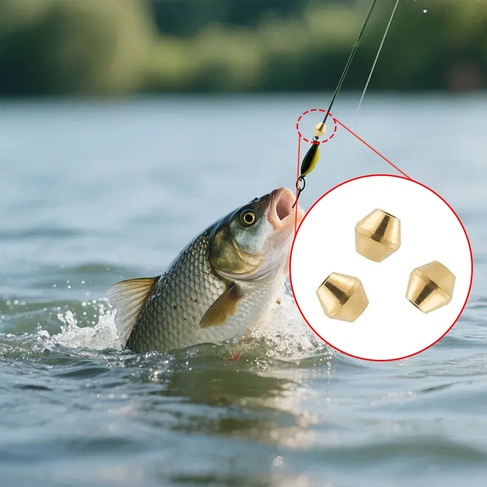 ลูกปัดทองเหลืองสำหรับทำเหยื่อต - Fishing Lure Spinner บทวิจารณ์และราคา