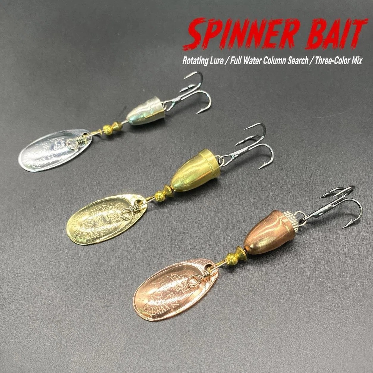 เหยื่อปลอมโลหะแบบหมุน 1 ชิ้น ข - Fishing Lure Blade Bait บทวิจารณ์และราคา