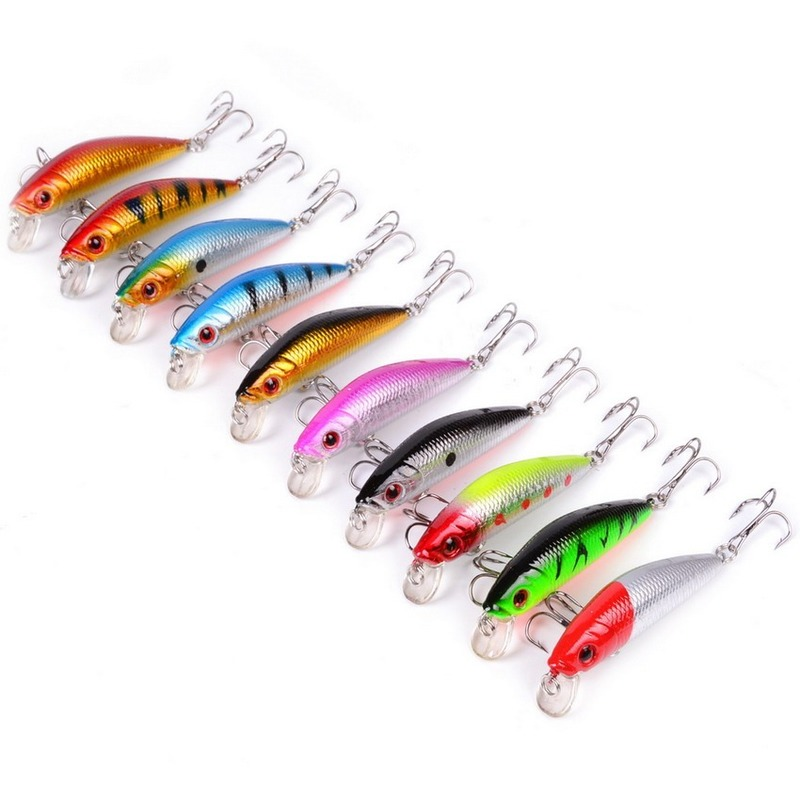 เหยื่อตกปลา 70mm 8g 3D Eyes Cr - Fishing Lure Crankbait บทวิจารณ์และราคา