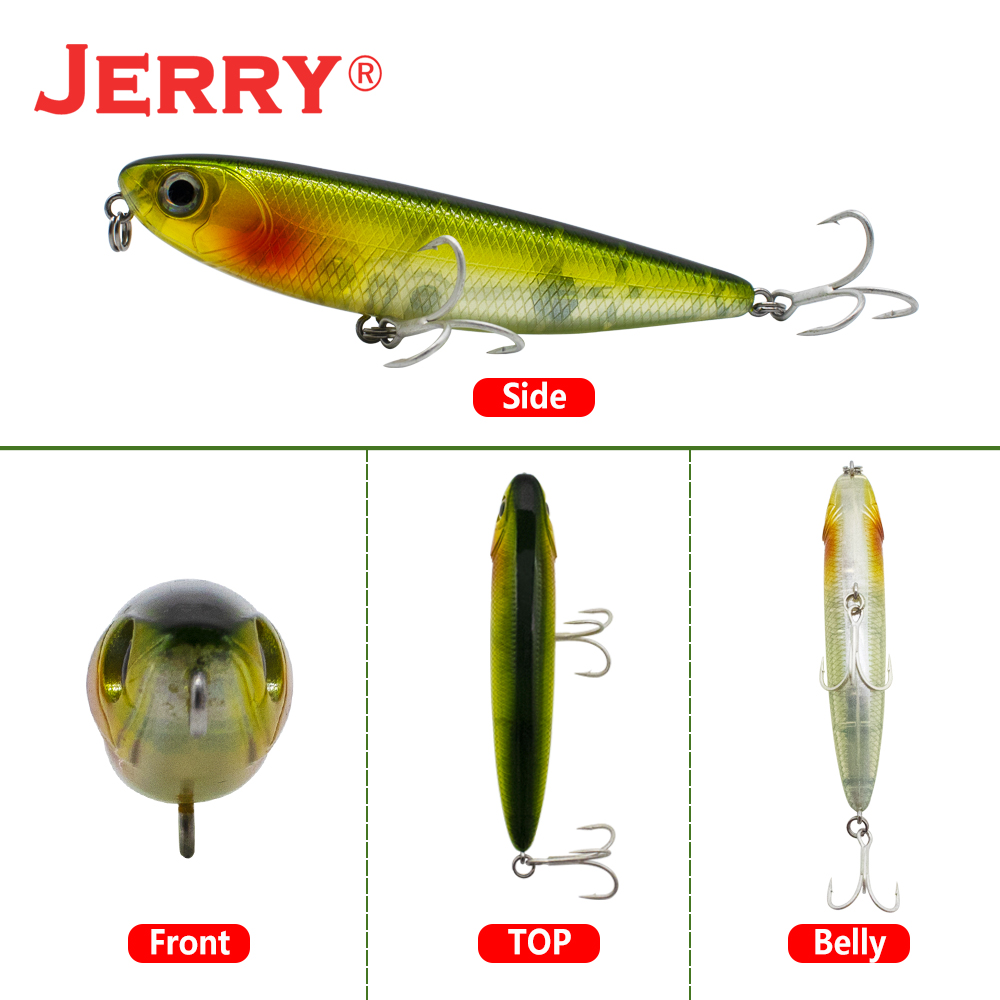 Jerry Kuchao Topwater ดินสอ Ro - Fishing Lure Crankbait บทวิจารณ์และราคา