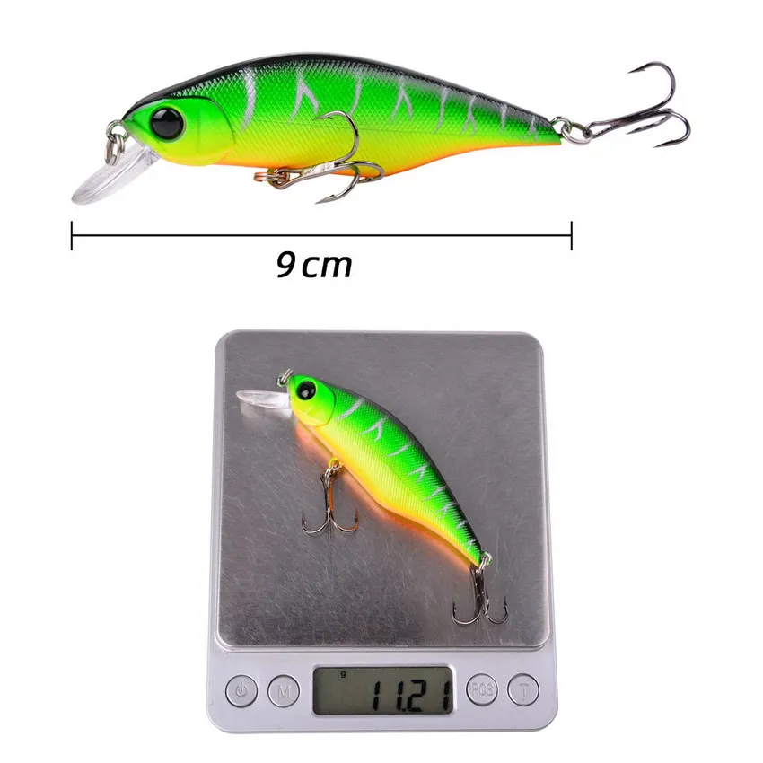 Vissen 9 ซม. 11G Swimbaits Bas - Fishing Lure Swimbait บทวิจารณ์และราคา