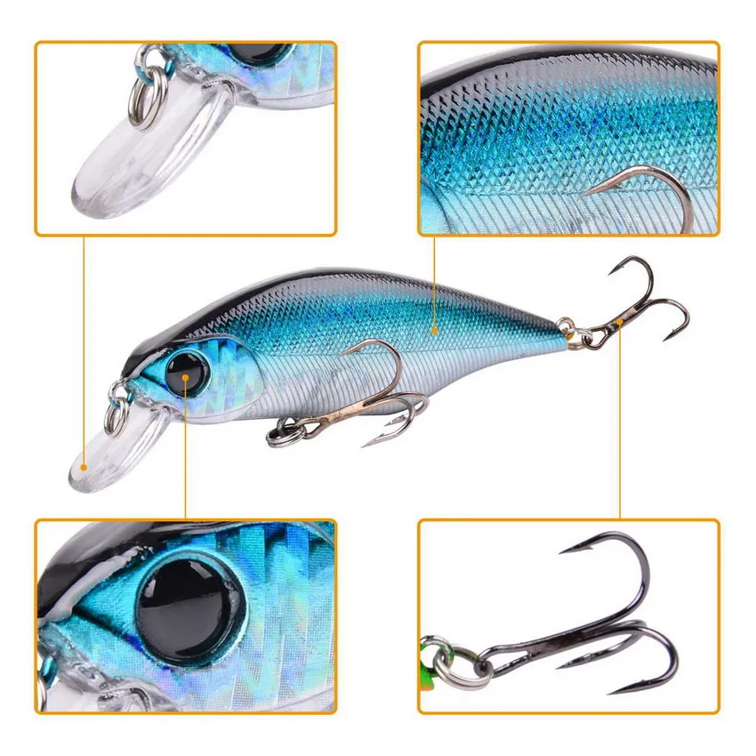 Vissen 9 ซม. 11G Swimbaits Bas - Fishing Lure Swimbait บทวิจารณ์และราคา