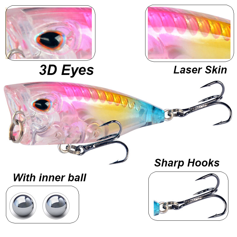 YUCONG 1PC Mini Popper Fishing - Fishing Lure Popper บทวิจารณ์และราคา