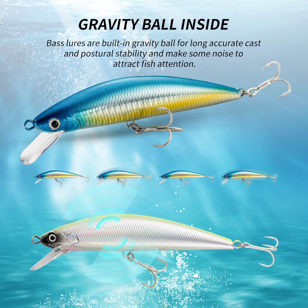 เหยื่อล่อปลาซิวแบบจมขนาด13ซม.  - Fishing Lure Jerkbait บทวิจารณ์และราคา