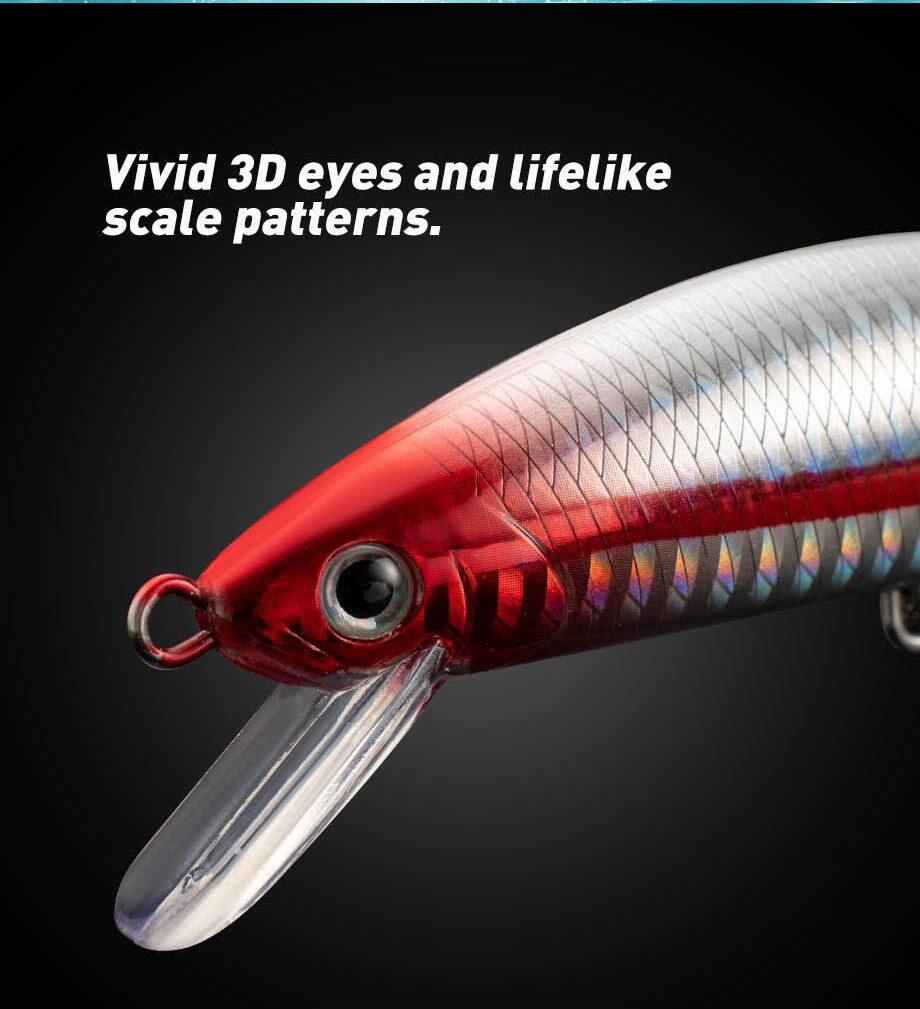 เหยื่อล่อปลาซิวแบบจมขนาด13ซม.  - Fishing Lure Jerkbait บทวิจารณ์และราคา