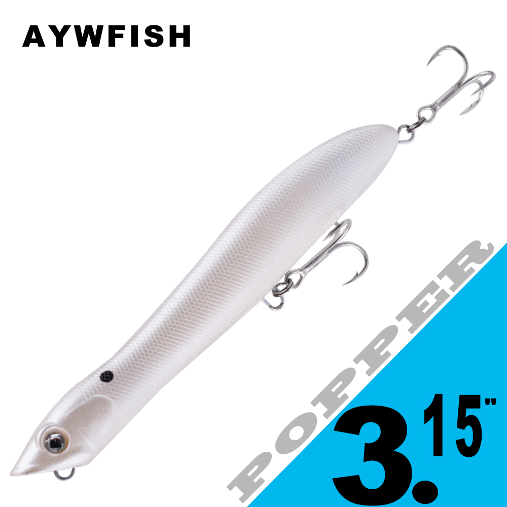 AYWFISH 8 ซม.6.2G เด็ก Popper  - Fishing Lure Popper บทวิจารณ์และราคา