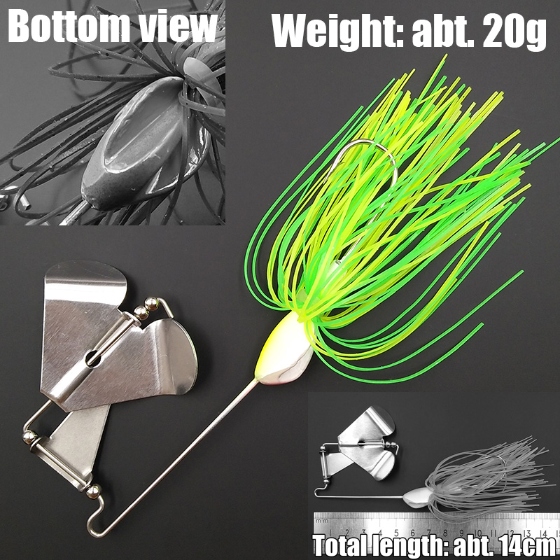 เหยื่อปลอมแบบหมุน Lunker Spinn - Fishing Lure Blade Bait บทวิจารณ์และราคา