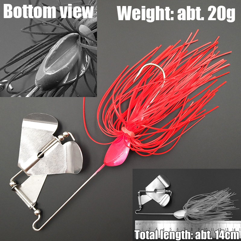 เหยื่อปลอมแบบหมุน Lunker Spinn - Fishing Lure Blade Bait บทวิจารณ์และราคา