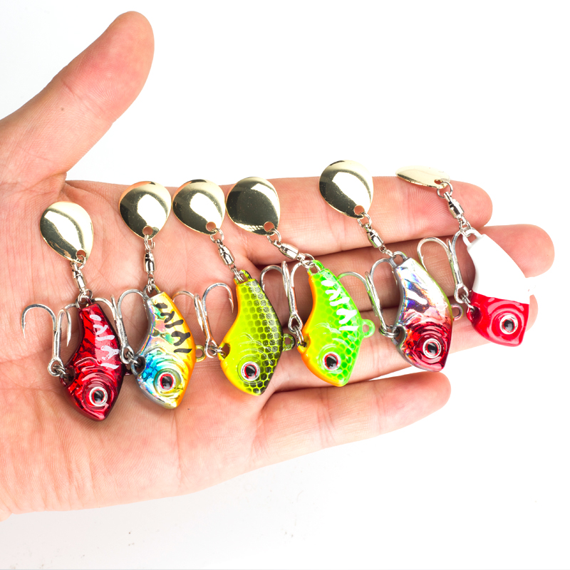 เหยื่อตกปลาโลหะหมุนได้ 6 ชิ้น  - Fishing Lure Crankbait บทวิจารณ์และราคา